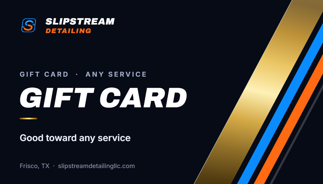 Custom amount gift card